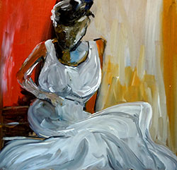 Woman in Dress by Therese Rene Zuver